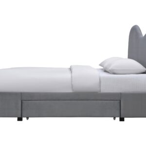 Voodi AMBRIA 160x200, hall / kummutiga