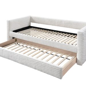 5905248135338_4 Kaheinimesevoodi ADELINA, kreemjas