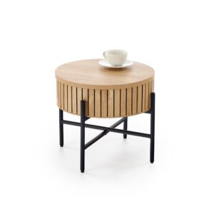 Kohvilaua komplekt DANTE, naturaalne / must