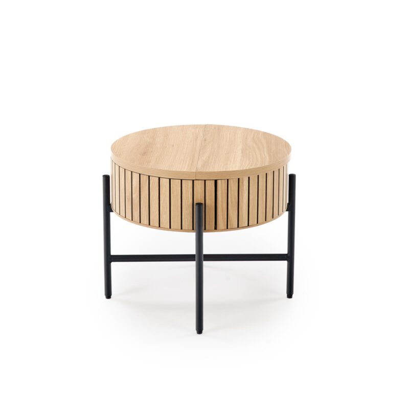 Kohvilaua komplekt DANTE, naturaalne / must