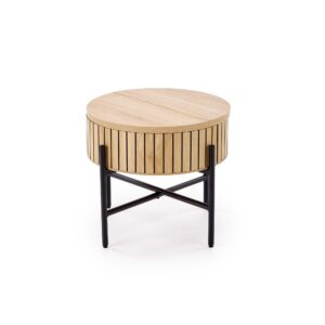 Kohvilaua komplekt DANTE, naturaalne / must