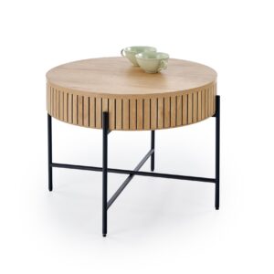 Kohvilaua komplekt DANTE, naturaalne / must