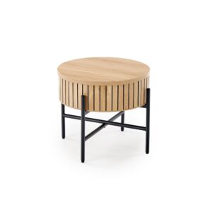 Kohvilaua komplekt DANTE, naturaalne / must