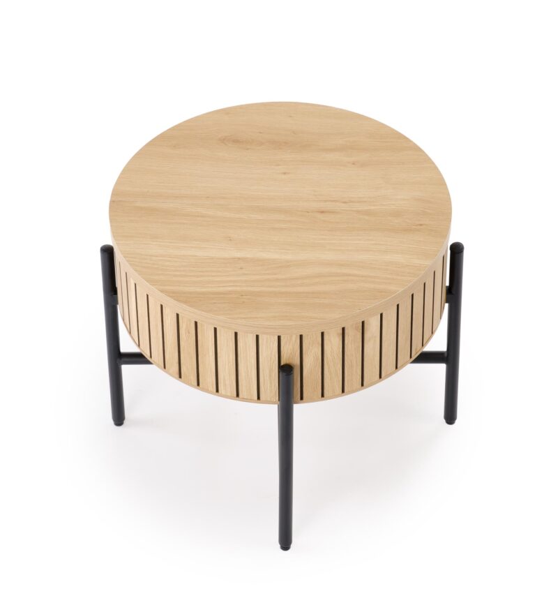 Kohvilaua komplekt DANTE, naturaalne / must