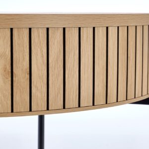 Kohvilaua komplekt DANTE, naturaalne / must