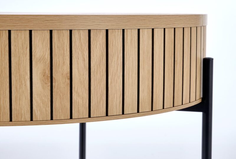 Kohvilaua komplekt DANTE, naturaalne / must