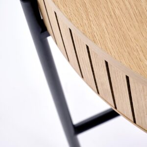 Kohvilaua komplekt DANTE, naturaalne / must