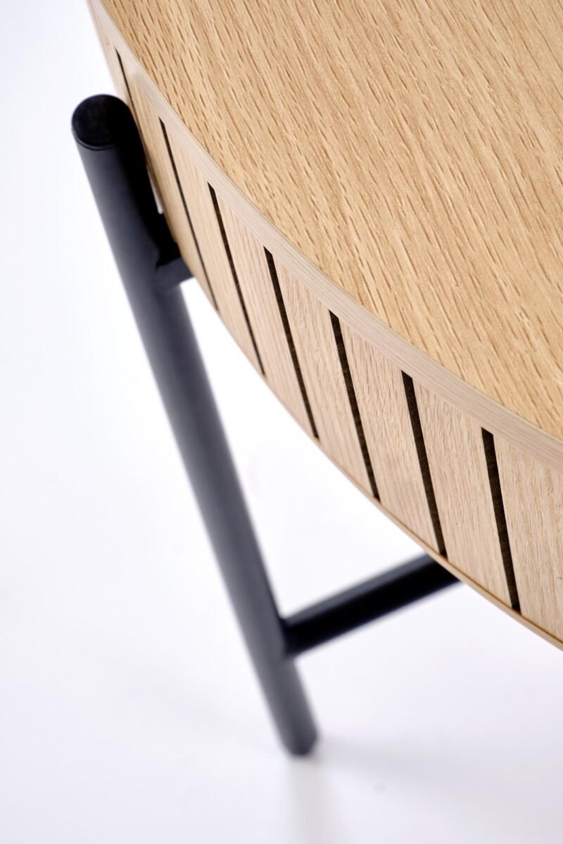 Kohvilaua komplekt DANTE, naturaalne / must