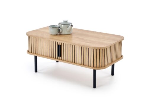 Kohvilaud ANGREN, naturaalne / must