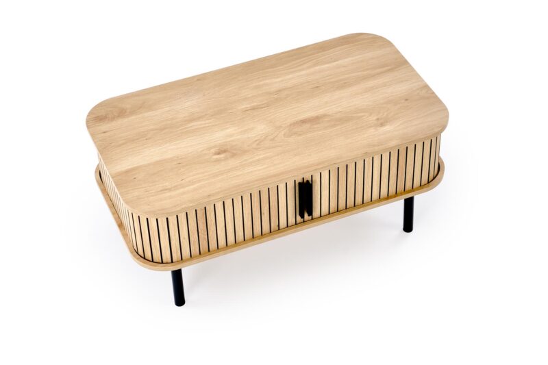 Kohvilaud ANGREN, naturaalne / must