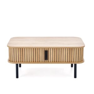 Kohvilaud ANGREN, naturaalne / must