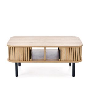 Kohvilaud ANGREN, naturaalne / must