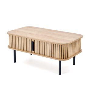 Kohvilaud ANGREN, naturaalne / must