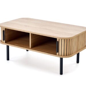 Kohvilaud ANGREN, naturaalne / must