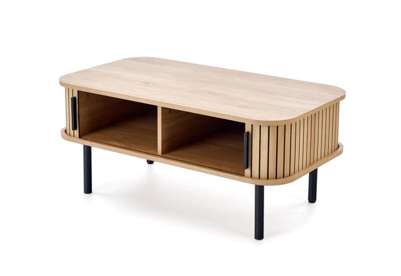 Kohvilaud ANGREN, naturaalne / must