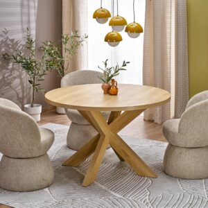 5905248135383_1 Ümmargune Söögilaud MORVIN, naturaalne