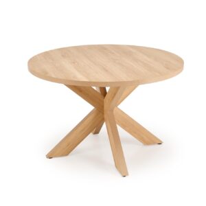 5905248135383_11 Ümmargune Söögilaud MORVIN, naturaalne