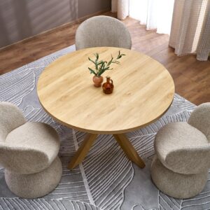 5905248135383_4 Ümmargune Söögilaud MORVIN, naturaalne