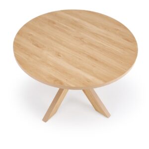 5905248135383_6 Ümmargune Söögilaud MORVIN, naturaalne