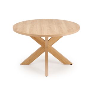 5905248135383_7 Ümmargune Söögilaud MORVIN, naturaalne