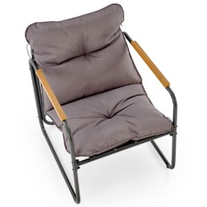 Aiamööbli komplekt HUDSON, hall / pruun