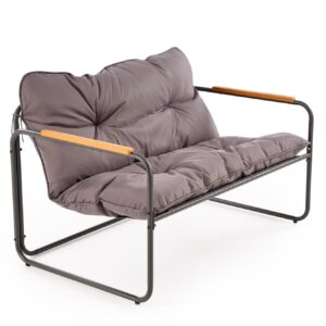 Aiamööbli komplekt HUDSON, hall / pruun