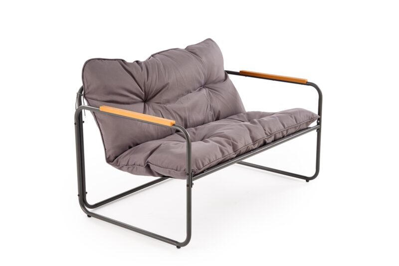 Aiamööbli komplekt HUDSON, hall / pruun