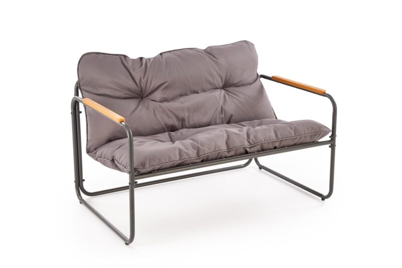 Aiamööbli komplekt HUDSON, hall / pruun