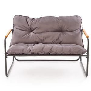 Aiamööbli komplekt HUDSON, hall / pruun