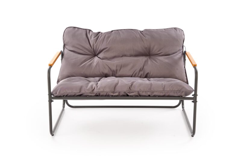 Aiamööbli komplekt HUDSON, hall / pruun