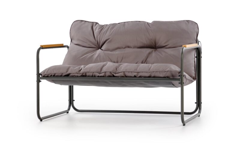 Aiamööbli komplekt HUDSON, hall / pruun