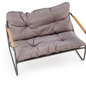 Aiamööbli komplekt HUDSON, hall / pruun