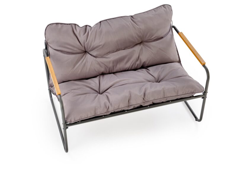 Aiamööbli komplekt HUDSON, hall / pruun