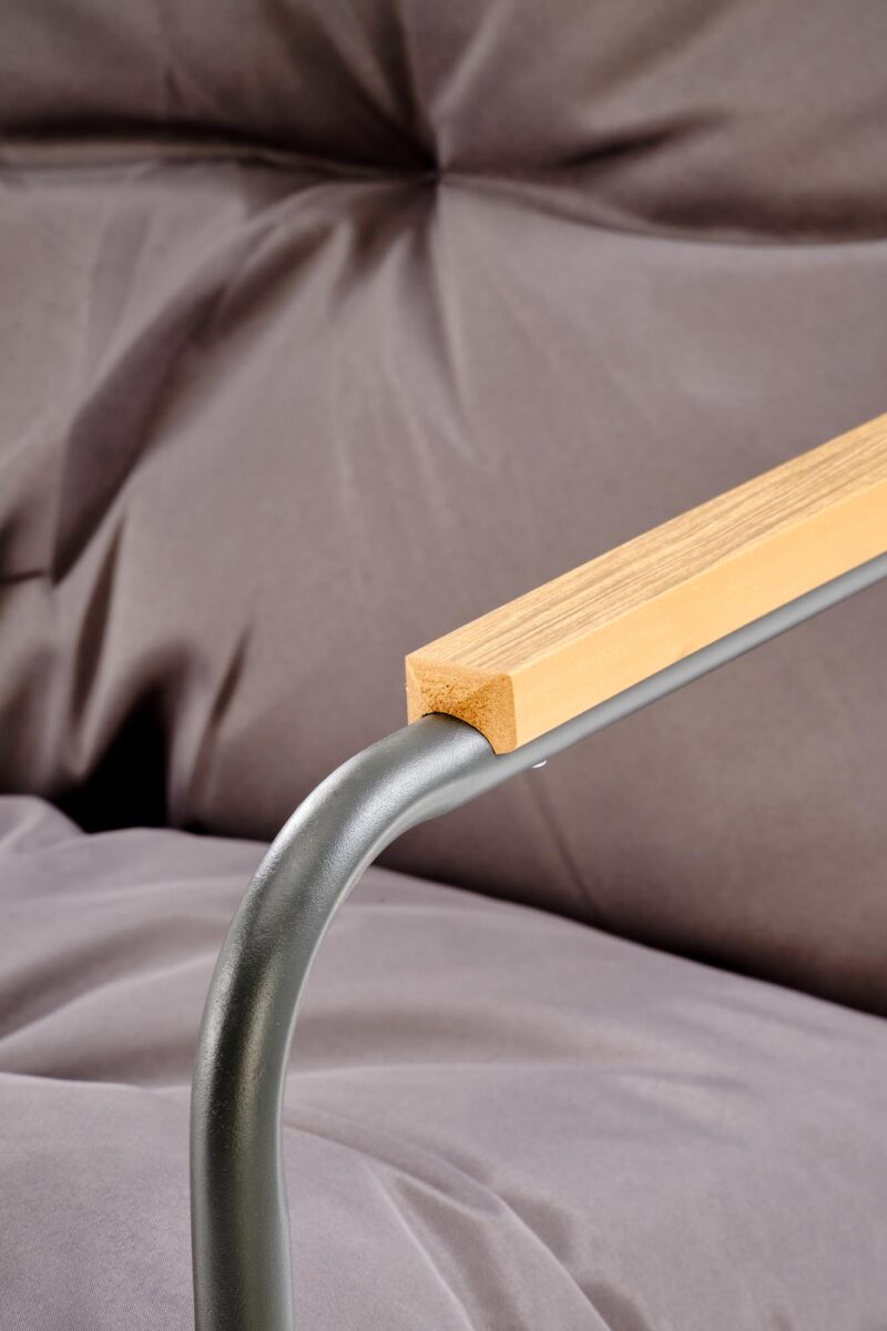 Aiamööbli komplekt HUDSON, hall / pruun