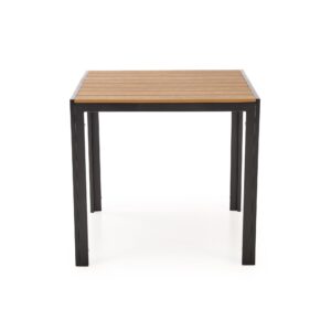 Söögilaud FIERRO, ruudukujuline / pruun / must