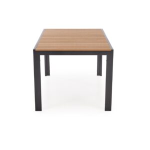 Söögilaud FIERRO, ristkülikukujuline / pruun / must