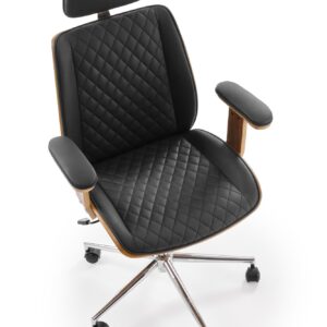 5905248135437_10 Kontoritool TIMBER, pähkel / must