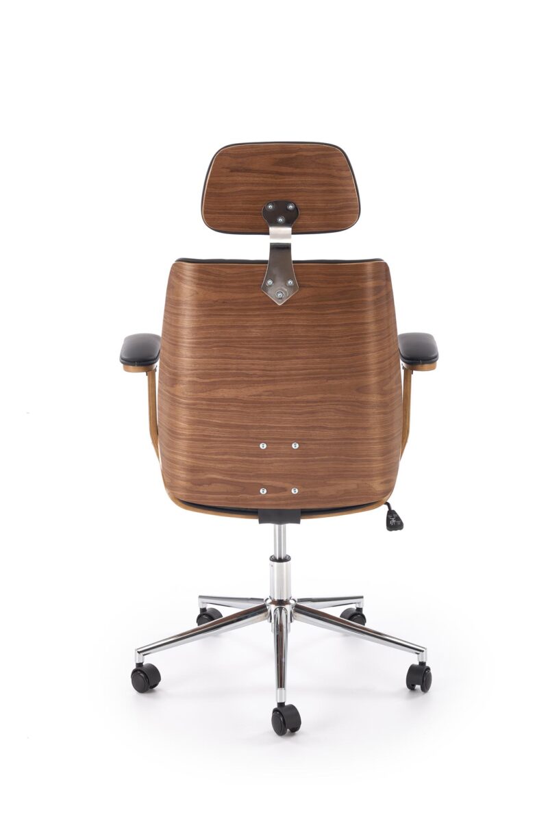 5905248135437_11 Kontoritool TIMBER, pähkel / must