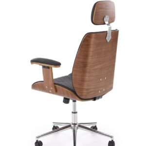 5905248135437_12 Kontoritool TIMBER, pähkel / must