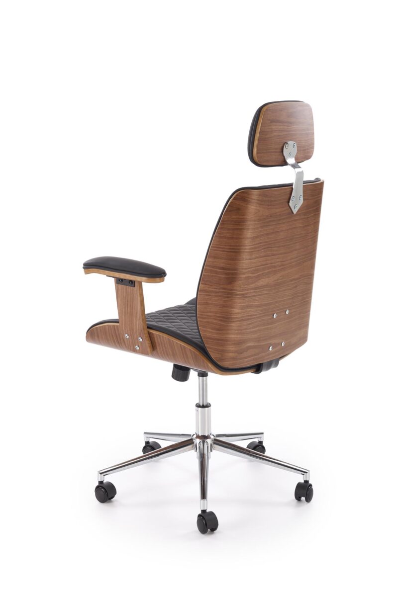 5905248135437_12 Kontoritool TIMBER, pähkel / must