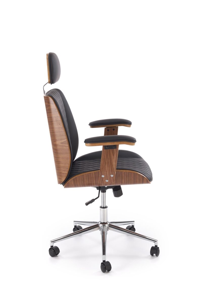 5905248135437_3 Kontoritool TIMBER, pähkel / must