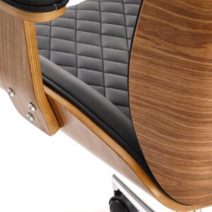 5905248135437_5 Kontoritool TIMBER, pähkel / must