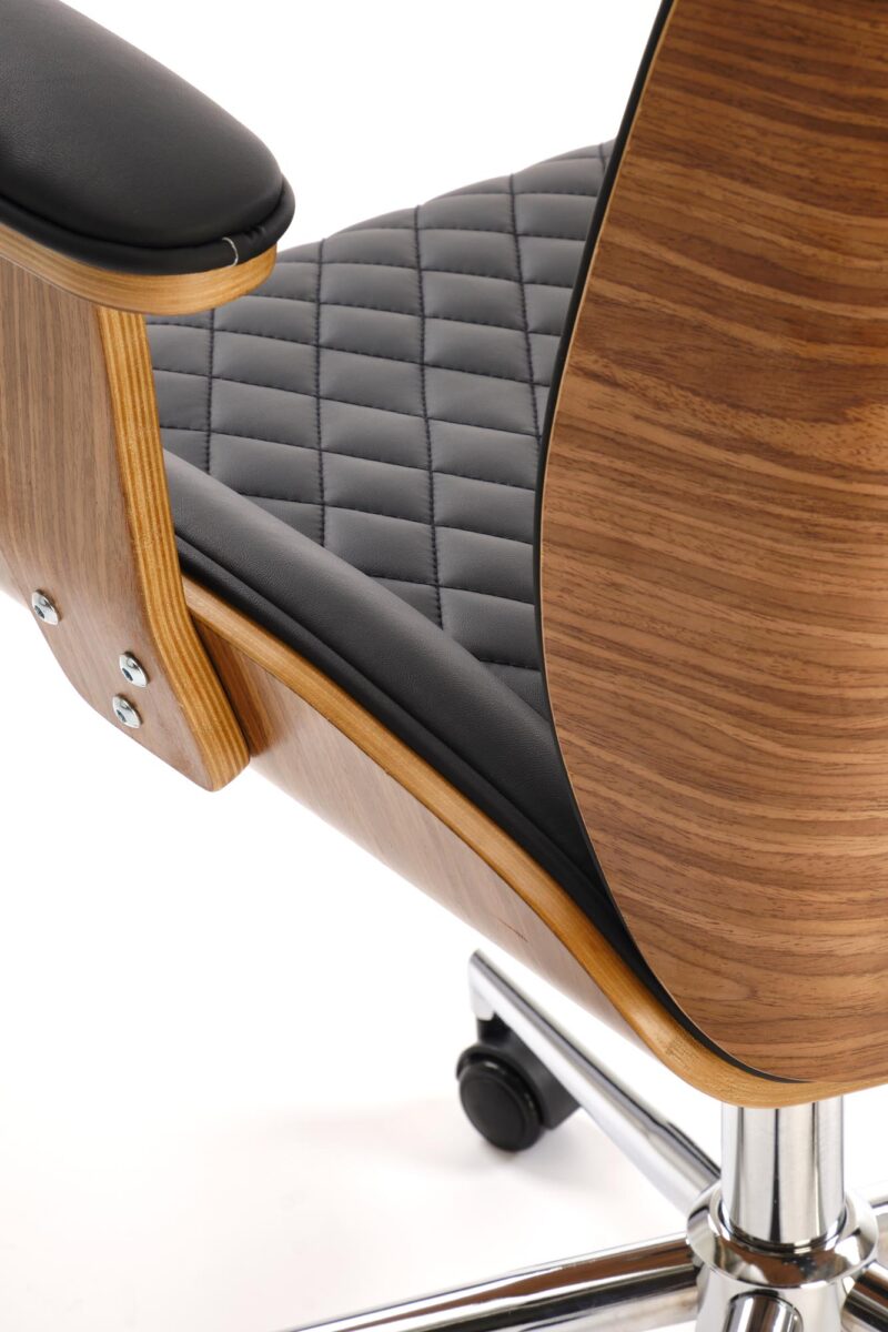 5905248135437_5 Kontoritool TIMBER, pähkel / must