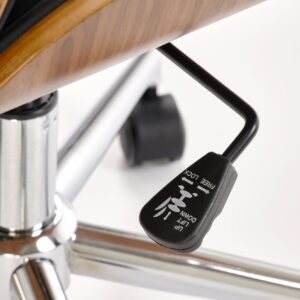 5905248135437_6 Kontoritool TIMBER, pähkel / must