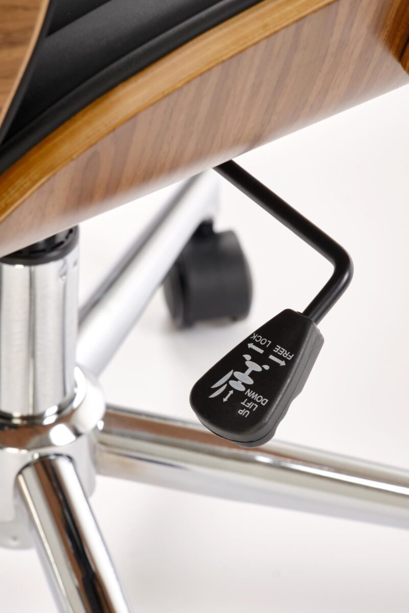 5905248135437_6 Kontoritool TIMBER, pähkel / must