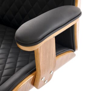 5905248135437_7 Kontoritool TIMBER, pähkel / must