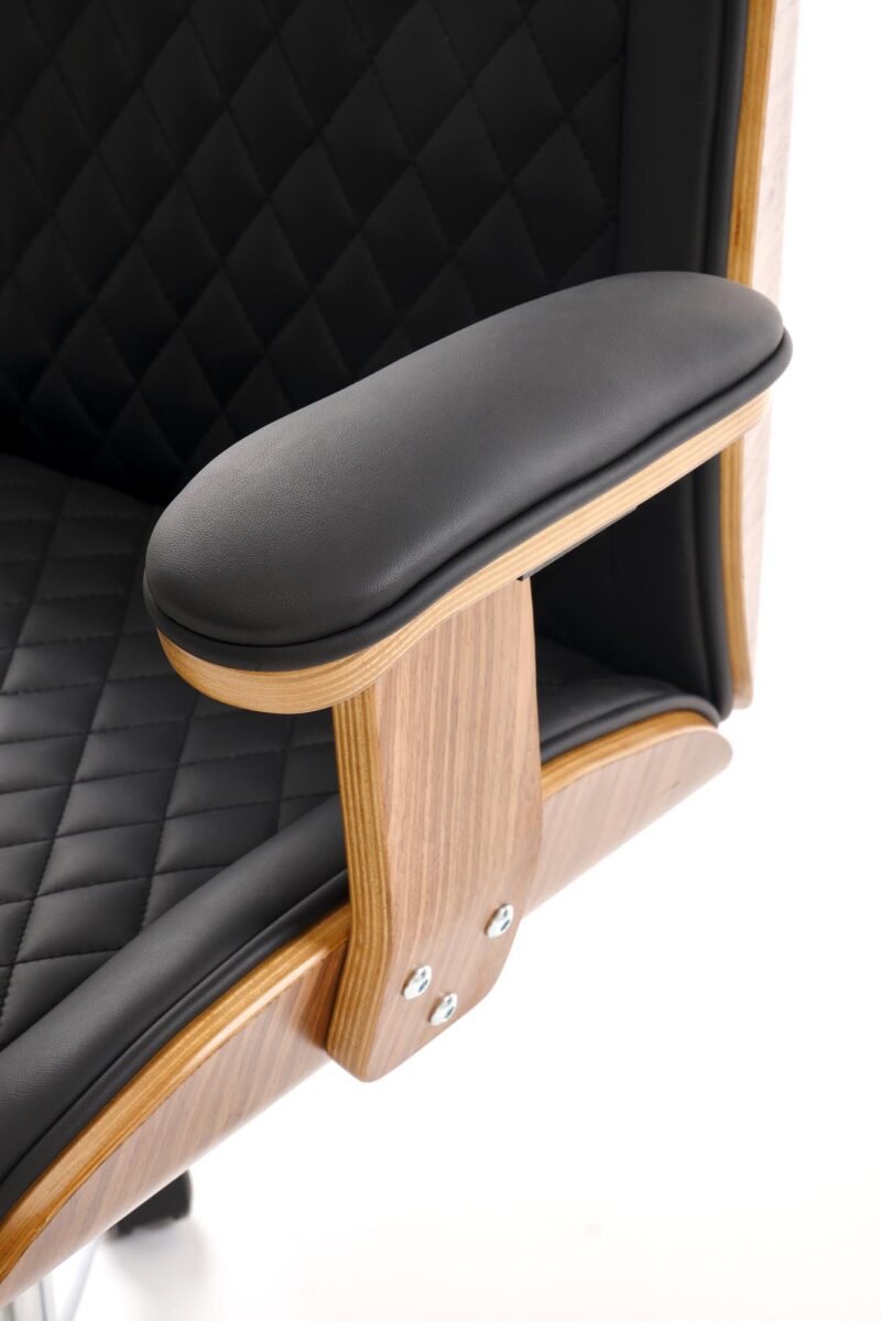 5905248135437_7 Kontoritool TIMBER, pähkel / must