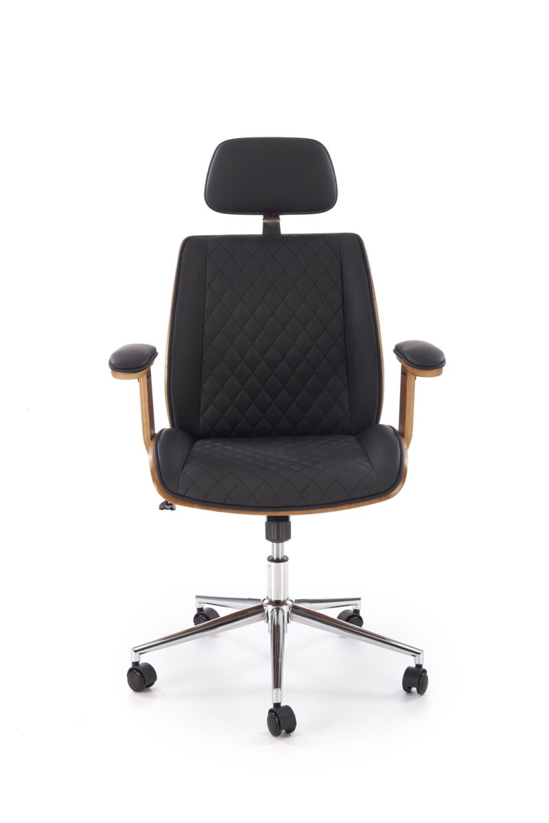 5905248135437_8 Kontoritool TIMBER, pähkel / must