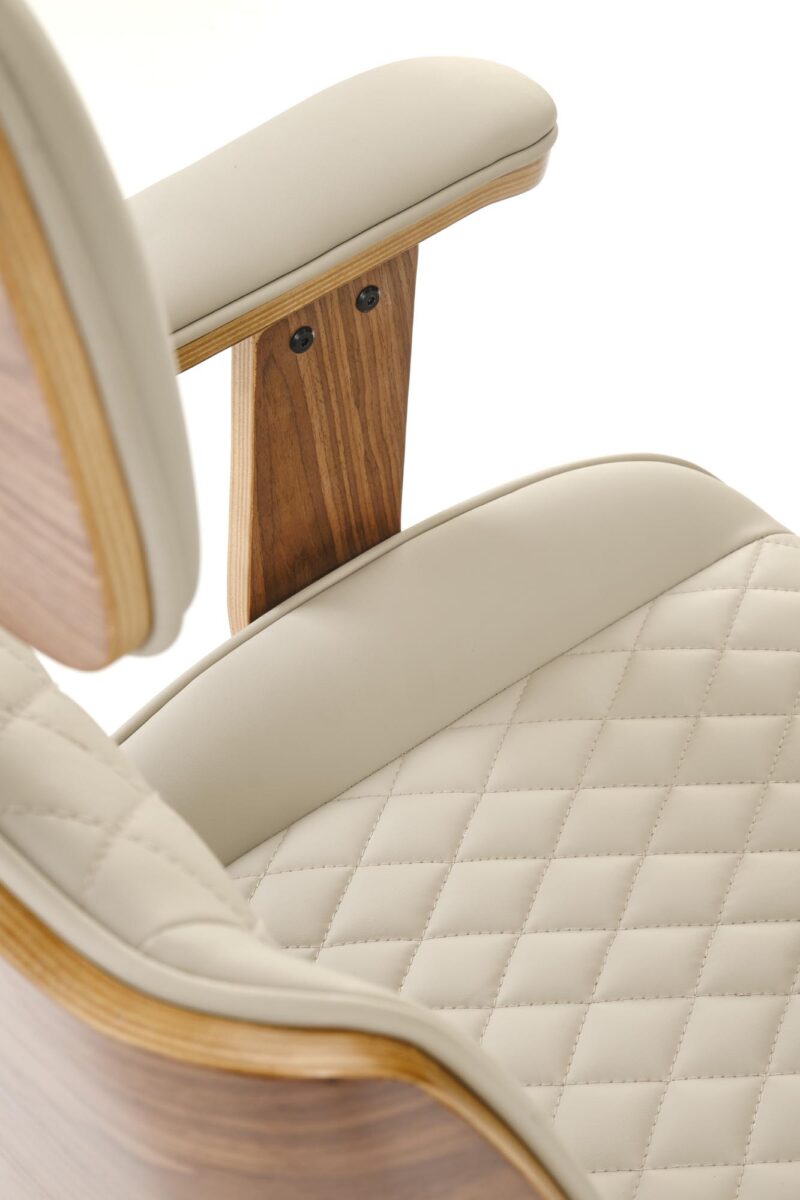 Kontoritool TIMBER, pähklipuit/beež