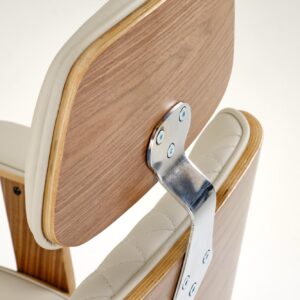 Kontoritool TIMBER, pähklipuit/beež